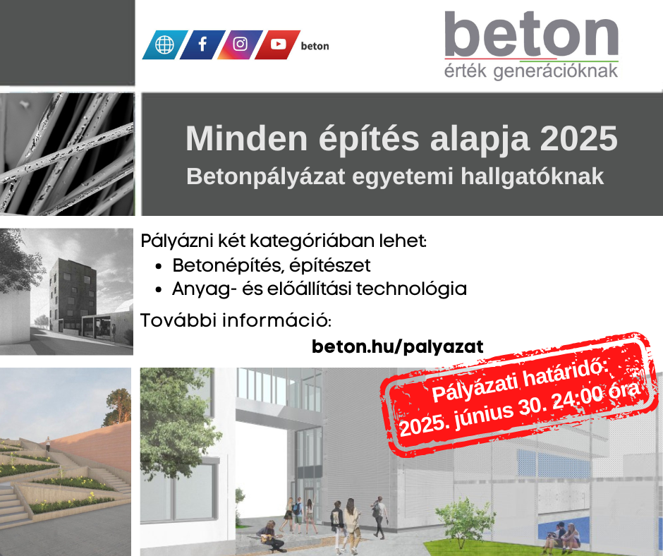 Betonpályázat 2025
