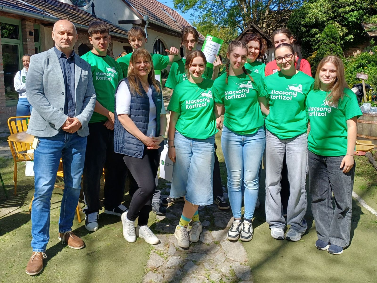 Zöld Alternatíva Vetélkedő 2026 Alacsony Kortizol nyertes csapat