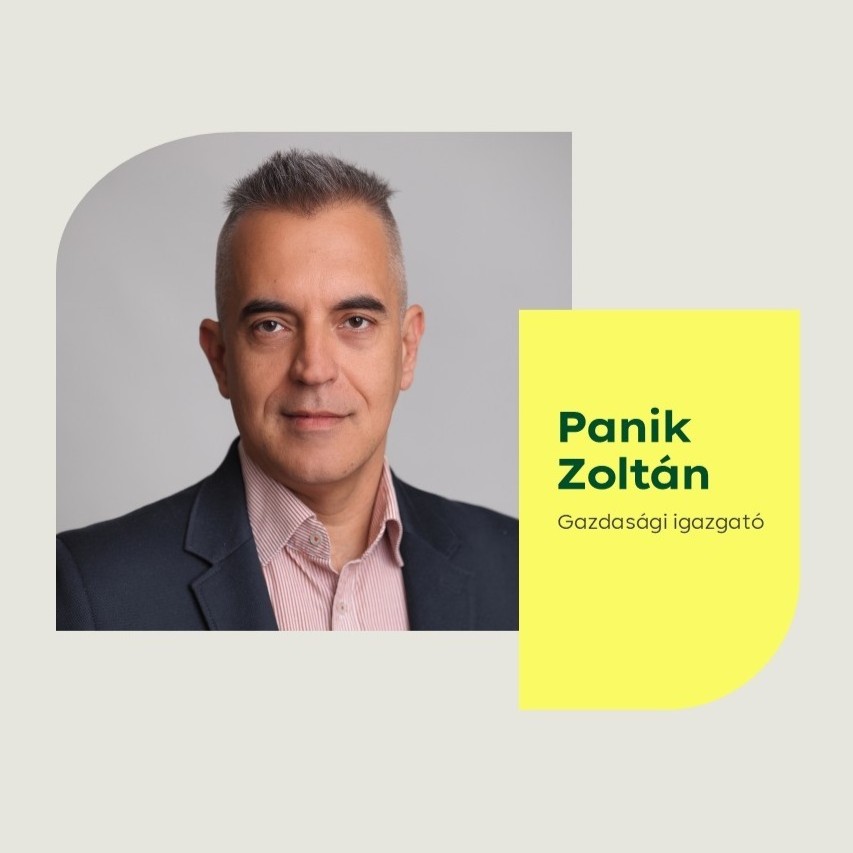 Panik Zoltán gazdasági igazgató