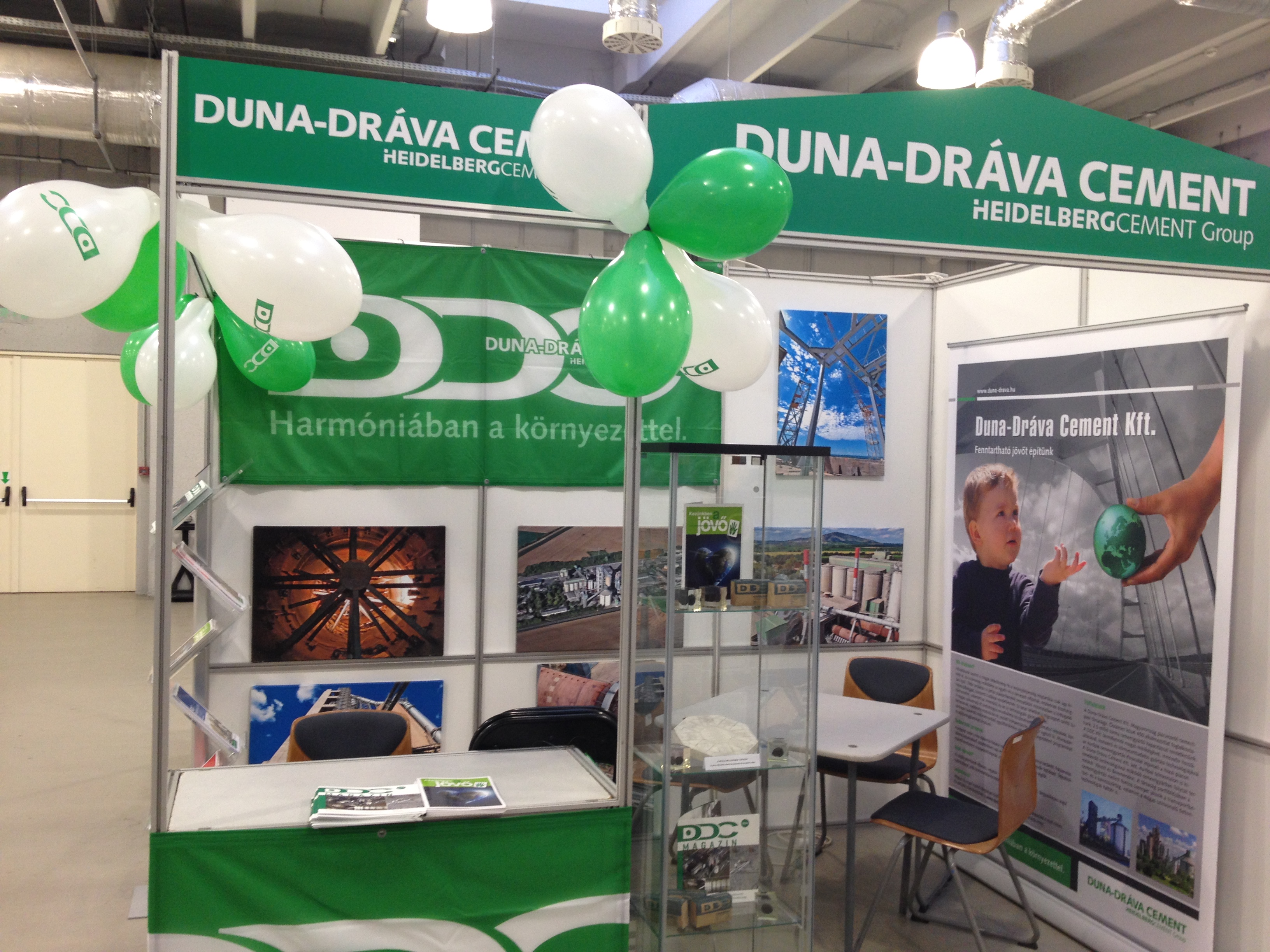 A Duna-Dráva Cement Kft. standja a 2015. február 26-a és 27-e között megrendezett pécsi Pollack Expo-n.